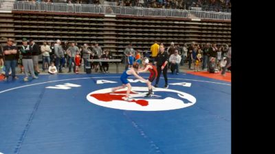 56 lbs Champ. Round 2 - Kasen Bonser, Bridger Valley Bruins Wrestling vs Michael Oliver, Green River Grapplers