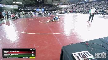 4A 144 lbs Champ. Round 1 - Samuel Kincaid, Gonzaga Prep vs Isaias Rodriguez, Union