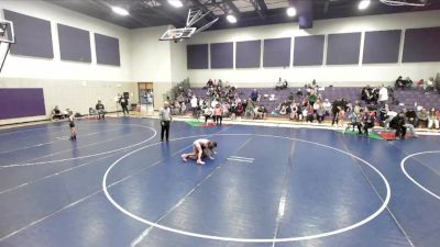 56-60 lbs Round 1 - Clara Gutierrez, Falcon Wrestling Club vs Elizabeth Bauer, Bruin Wrestling Club