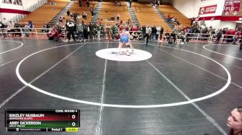 140 lbs Cons. Round 4 - Kinzley Nusbaum, Burns/Pine Bluffs vs Abby Dickerson, Kelly Walsh