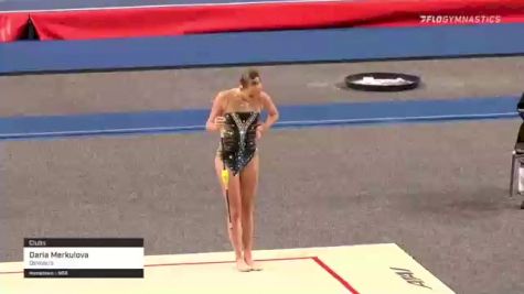 Daria Merkulova - Clubs, DeVeau's - 2021 USA Gymnastics Championships