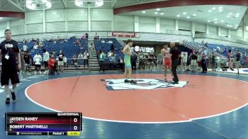 132 lbs Quarterfinal - Jayden Raney, KY vs Robert Martinelli, IL