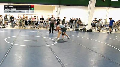 132 lbs Consi Of 16 #1 - Dj Clarke, GA vs Mason Goelz, IN