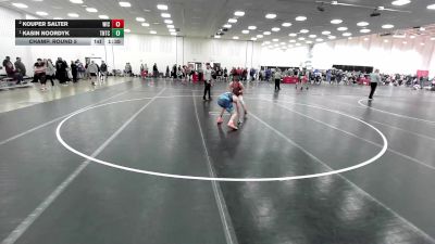132 lbs Champ. Round 5 - Kasin Noordyk, Team Nazar Training Center vs Kouper Salter, Weigh In Club