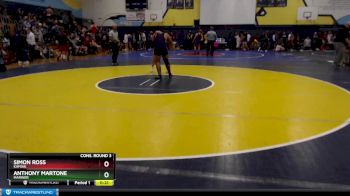 190 lbs Cons. Round 3 - Anthony Martone, Mariner vs Simon Ross, Kamiak