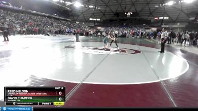 74 lbs Cons. Round 2 - Gavin Chartier, Washington vs Reed Nelson, Enumclaw Yellow Jackets Wrestling Club