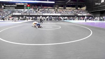 144 lbs Cons. Round 2 - Tucker Sparks, Arkansas City HS vs Kyle Grewal, Overland Park-St. Thomas Aquinas HS