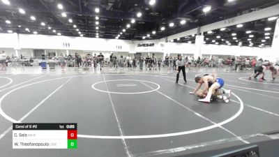 156 lbs Consi Of 8 #2 - Caiden Sais, NM Royalty vs William Theofanopoulos, Legends Of Gold LV