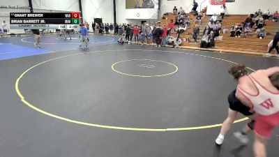 157 lbs Champ. Round 2 - Grant Brewer, Wabash vs Brian Barrett Jr., Manchester