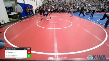 83 lbs Quarterfinal - Sam Hanson, Miami Takedown Club vs Kolt Karriman, Grove Takedown Club