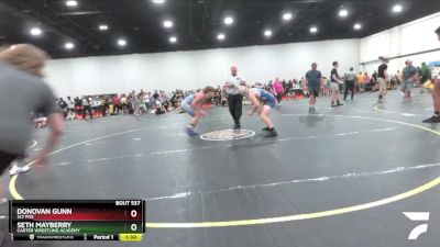 138 lbs Quarterfinal - Donovan Gunn, Sly Fox vs Seth Mayberry, Carter Wrestling Academy