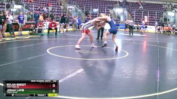 190 lbs Champ. Round 2 - Rylan Breidt, Troy Area Hs vs Jonah Lamb, Tioga Sr HS