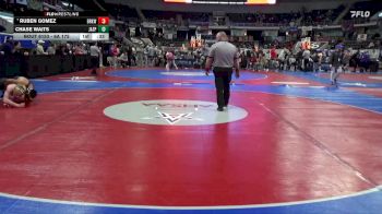 6A 175 lbs Cons. Round 2 - Ruben Gomez, Brookwood Jr-Sr vs Chase Waits, Jasper