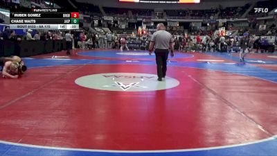 6A 175 lbs Cons. Round 2 - Ruben Gomez, Brookwood Jr-Sr vs Chase Waits, Jasper