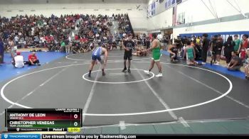 285 lbs Champ. Round 1 - Anthony De Leon, Venom W.C. vs Christopher Venegas, Team Jackrabbits