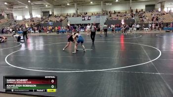 118 lbs Semifinal - Sarah Schmidt, Sumner Co Wrestling Club vs Kaiyeleigh Robinson, Iron Knights