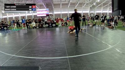 130 lbs Champ. Round 2 - Izzy LeVine, Arizona vs Marci Cueva, California