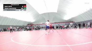 157 lbs Quarterfinal - Brody Saccoccia, Unattached - Purdue vs Gray Ortis, Bellarmine