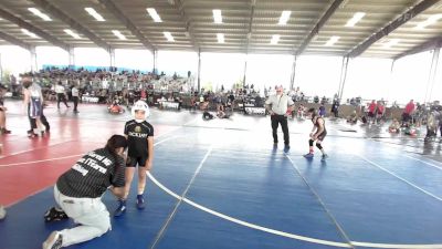 62 lbs Round Of 16 - Dominic Russo, Lake Highlands Club Wrestling vs Kaylie Aragon, La Familia