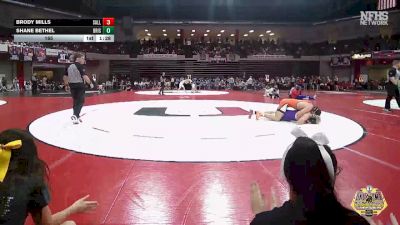 165 lbs Semifinals (8 Team) - Brody Mills, SALLISAW vs Shane Bethel, BRISTOW