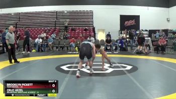 129 lbs Round 3 (8 Team) - Brooklyn Pickett, Team Revival vs Cruz Hezel, Roundtree Wrestling Academy