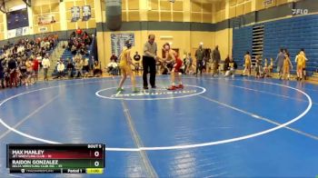 105 lbs Round 2 (8 Team) - Raidon Gonzalez, Delta Wrestling Club Inc. vs Max Manley, Jet Wrestling Club