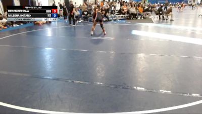 110 lbs Cons. Round 3 - December Paw, Hawkeye Community College vs Mileena Notaro, Southeast CC