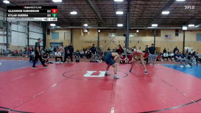 174 lbs Quarterfinal - Olajuwon Sobomehin, Clackamas Community College vs Kylan Guerra, Eastern Oregon University