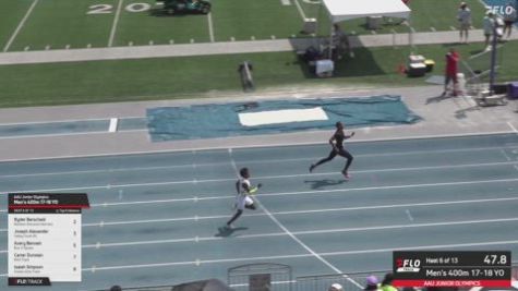 2026 AAU Junior Olympic Games - Youth Boys' 400m, Semi-Finals 7 - Age 17-18