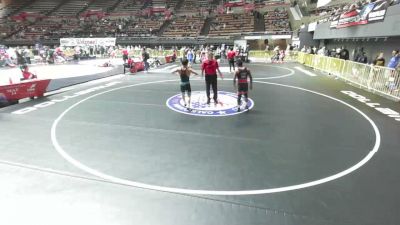 120 lbs Champ. Rd Of 16 - Uziel Diaz, Southwest High School Wrestling vs Jax Vang, The Empire Wrestling Club