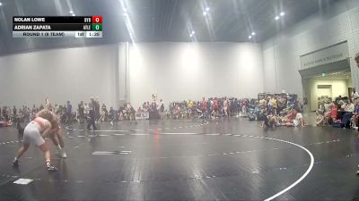 147 lbs Round 1 (8 Team) - Nolan Lowe, Backyard Brawlers vs Adrian Zapata, MatLife