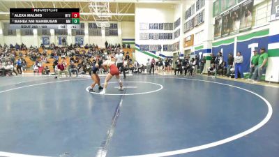 100 lbs 3rd Place Match - Mahea`ani Manibusan, Mira Mesa vs Alexa Malinis, Monte Vista