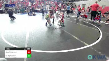 46 lbs Consi Of 16 #2 - Mason Pryor, Pawhuska Elks Takedown vs Easton Heredia, Skiatook Youth Wrestling