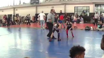 58 lbs Round 3 - Maisyn Lott, Bison Takedown WC vs Drake Comer, The Storm Wrestling Center