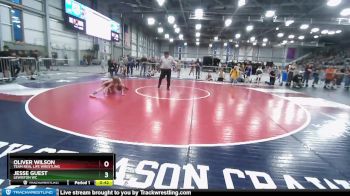 92 lbs Cons. Round 2 - Oliver Wilson, Team Real Life Wrestling vs Jesse Guest, Lewiston WC