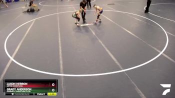 98 lbs Quarterfinal - Jaxon Herron, Grynd Wrestling vs Grady Anderson, Faribault Wrestling Club