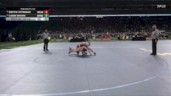 D3-144 lbs 5th Place Match - Caden Brown, Hopkins vs Griffin Opperman, Portland