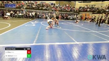 80 lbs Quarterfinal - Jenson Blay, Piedmont vs Noah Nelson, Woodward Youth Wrestling