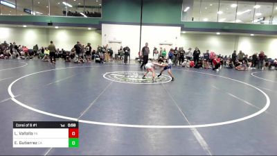 60 lbs Consi Of 8 #1 - Logan Vallalla, PA vs Ezequiel Gutierrez, CA