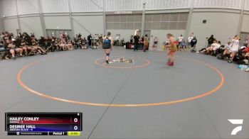 225 lbs Semis & 3rd Wb (16 Team) - Hailey Conley, Kansas vs Desiree Hall, Arizona Black