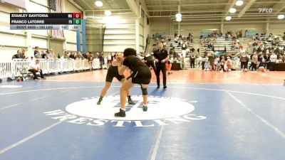 195 lbs Consi Of 16 #2 - Stanley Davitoria, MA vs Franco Latorre, PA