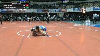 106 lbs Finals (2 Team) - Cline Schumann, Lakeside vs Julie Gatto, Stafford