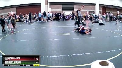 80 lbs Round 5 (6 Team) - Hudson Juarez, Ares vs Bennett Silence, Contenders WA Green