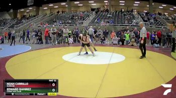 160+ Round 3 - Noah Carrillo, Glencoe vs Edward Ramirez, Canby Mat Club