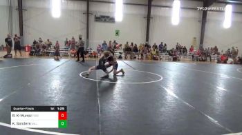 80 lbs Quarterfinal - Brodye Kocher-Munoz, Topeka Blue Thunder vs Kellen Sanders, Williamson County WC