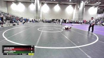 120 lbs Quarterfinal - Jacob Bond, Baylor School vs Aiden Shields, Valley Center HS