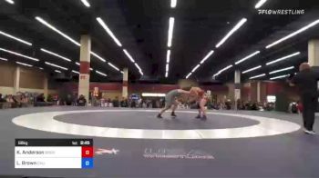 68 kg Round Of 16 - Kaylee Anderson, Shenandoah Wrestling Academy vs Leah Brown, California