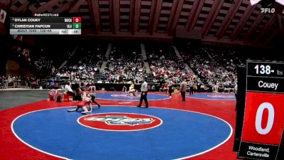 138-4A 5th Place Match - Christian Papcun, Ola vs Dylan Couey, Woodland, Cartersville