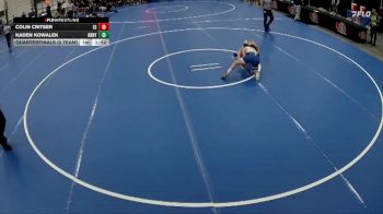 126 lbs Quarterfinals (8 Team) - Kaden Kowalek, Kearney vs Colin Critser, Elkhorn South