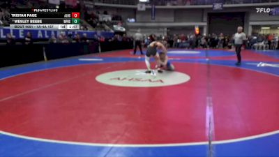 1A-4A 157 Quarterfinal - Wesley Beebe, White Plains vs Tristan Page, Alexandria HS